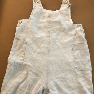 Baby boys linen jumper 12 months made in Europe.